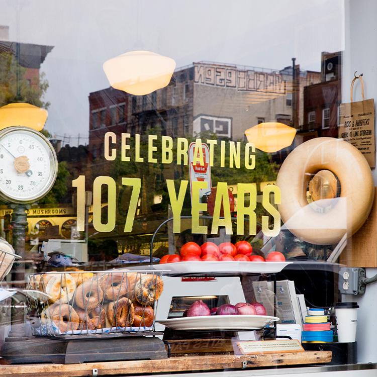 <h3 style="text-align: center;">Russ & Daughters</h3>

<p style="text-align: center;">Take a number, then patiently await your paper-thin Nova and bagels from one of New York’s most iconic Jewish delis. Give in, get the tin of caviar. (You can sit down for lunch at the café around the corner.) </p>

<p style="text-align: center;"><a class="overlay-link" href="/neighborhood-map#category_id=3&location_id=30">See on Map</a></p>
